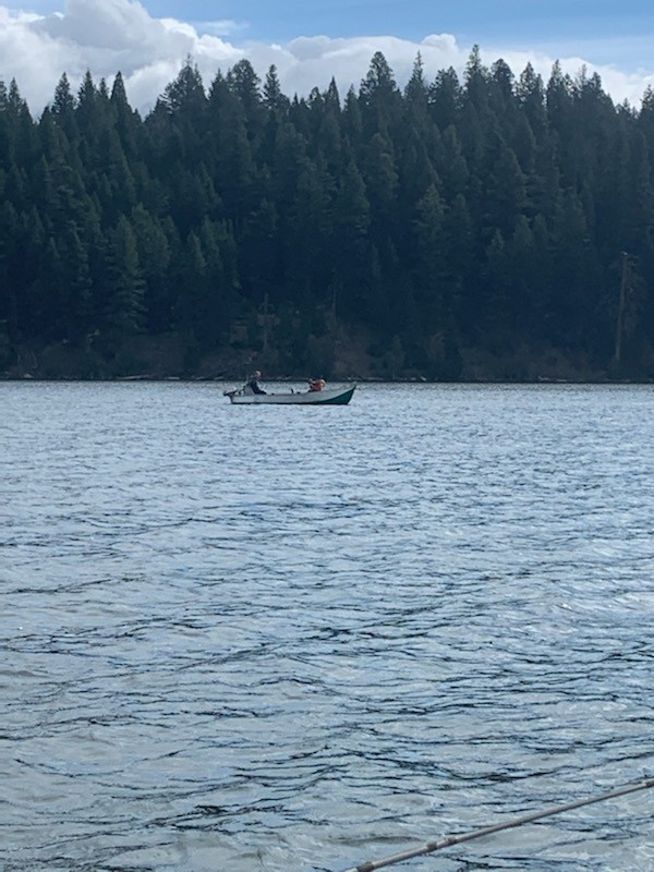 Boat settled in after a full stillwater day