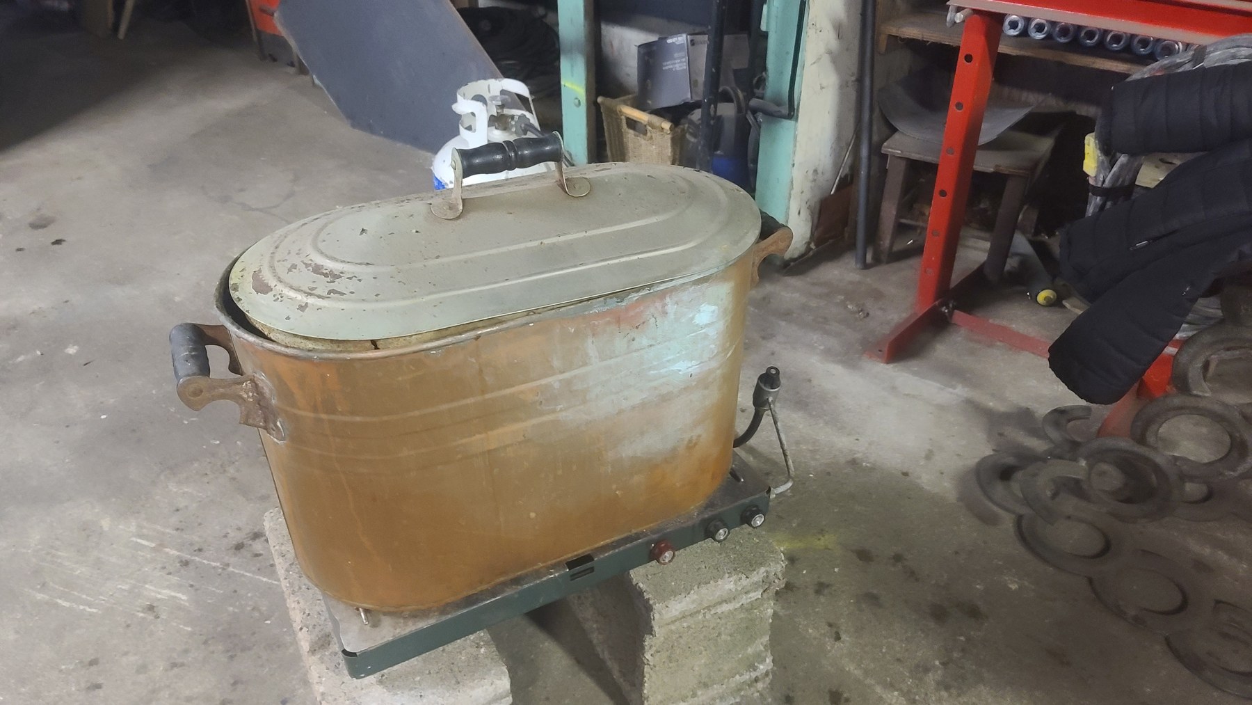 Dutch oven and heavier camp cooking setup